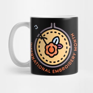 International Embroidery Month Mug